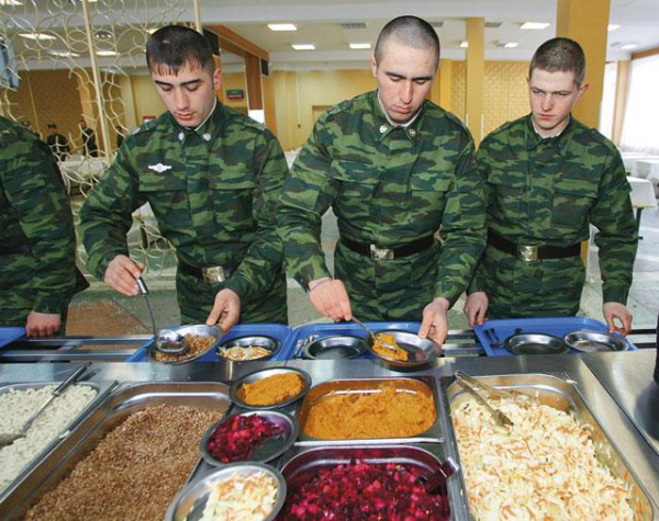 Продовольственная доля российской армии