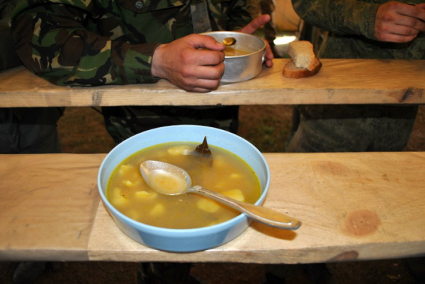 Питание в российской армии